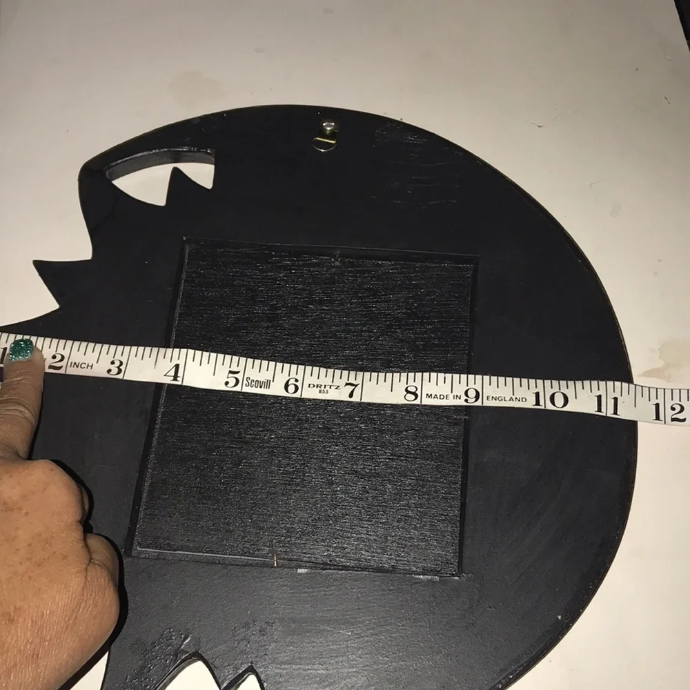 Hand-Painted Sun and Moon Wall Mirror